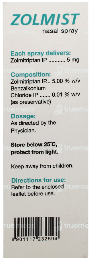 Zolmist Nasal Spray 0.7Ml